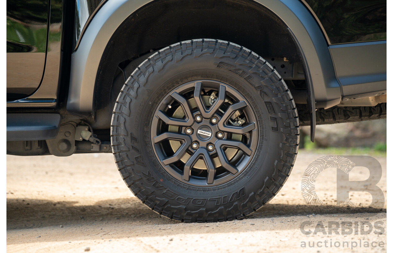 07/2023 Ford Ranger Raptor Next Gen (4x4) PY MY23.5 4d Dual Cab Shadow Black Twin Turbo V6 3.0L