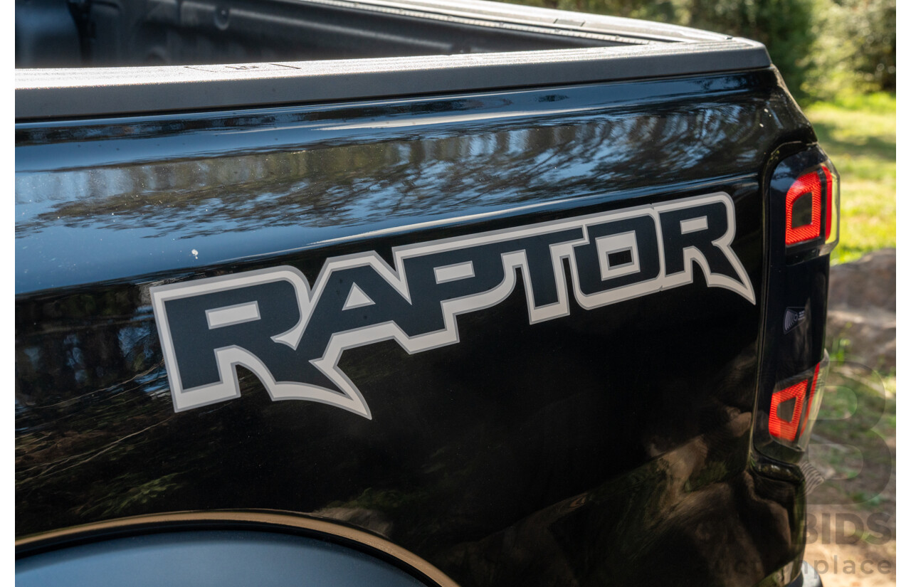 07/2023 Ford Ranger Raptor Next Gen (4x4) PY MY23.5 4d Dual Cab Shadow Black Twin Turbo V6 3.0L
