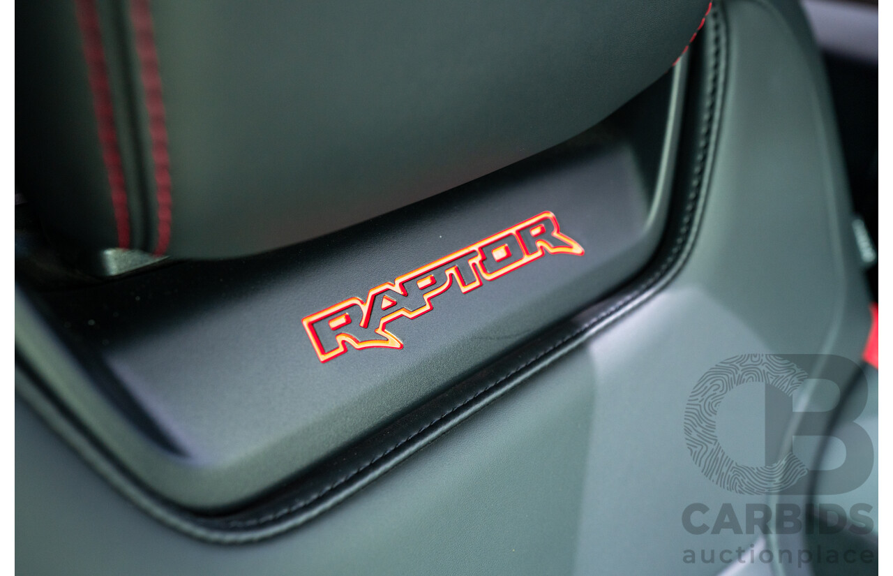 07/2023 Ford Ranger Raptor Next Gen (4x4) PY MY23.5 4d Dual Cab Shadow Black Twin Turbo V6 3.0L