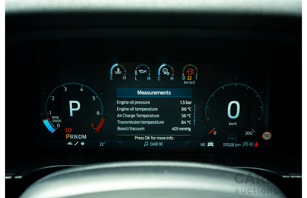 07/2023 Ford Ranger Raptor Next Gen (4x4) PY MY23.5 4d Dual Cab Shadow Black Twin Turbo V6 3.0L