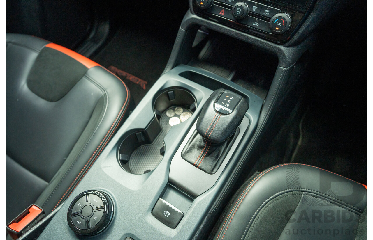 07/2023 Ford Ranger Raptor Next Gen (4x4) PY MY23.5 4d Dual Cab Shadow Black Twin Turbo V6 3.0L