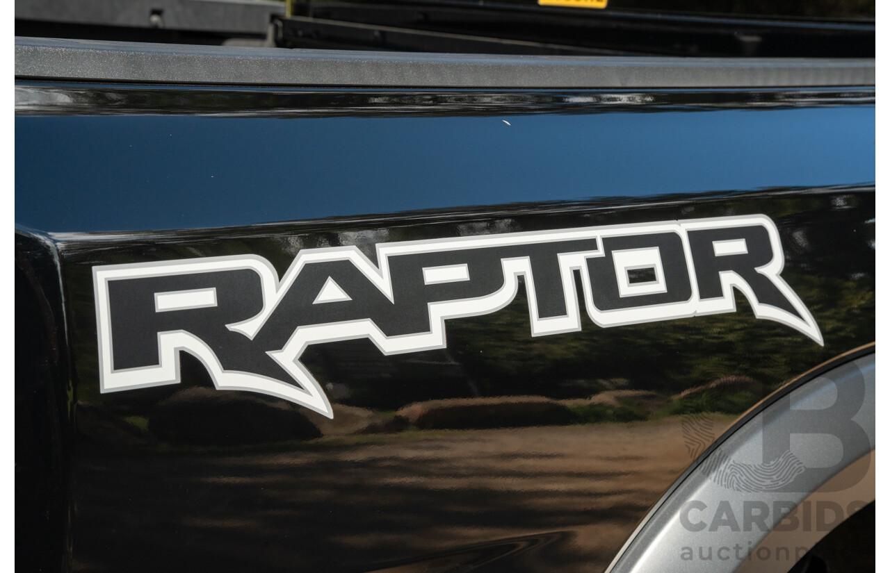 07/2023 Ford Ranger Raptor Next Gen (4x4) PY MY23.5 4d Dual Cab Shadow Black Twin Turbo V6 3.0L