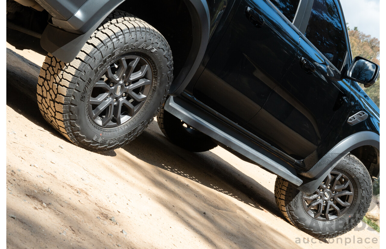 07/2023 Ford Ranger Raptor Next Gen (4x4) PY MY23.5 4d Dual Cab Shadow Black Twin Turbo V6 3.0L