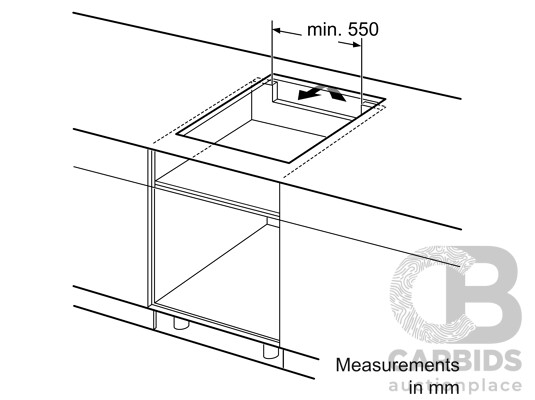 BOSCH Series 6 60cm Flex Induction Cooktop (PXE651FC1E)