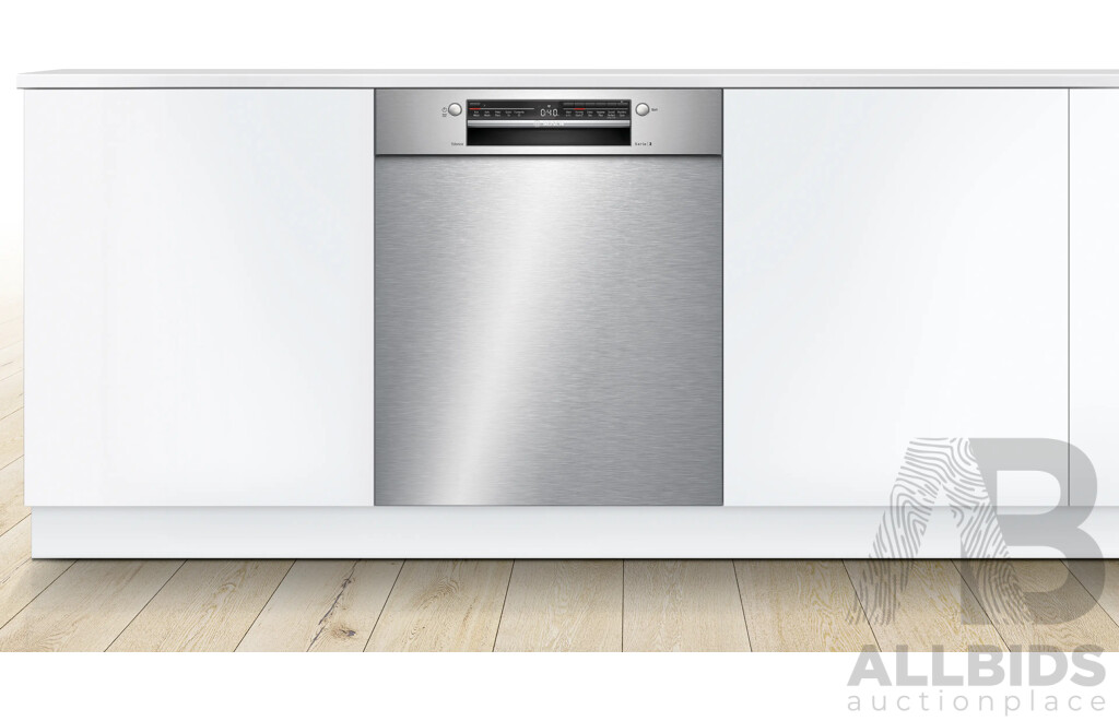 BOSCH Series 2 60cm Built in Under Dishwasher (SMU2ITS01A)  (815 mm H X 598 mm W X 573 mm D)