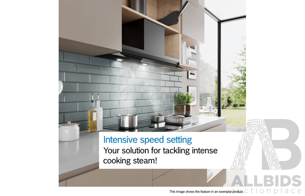 BOSCH Series 6 60cm Integrated Design Rangehood with Glass Visor (DBB67AM60A) (Height: 60mm Depth: 293mm Width: 598mm)