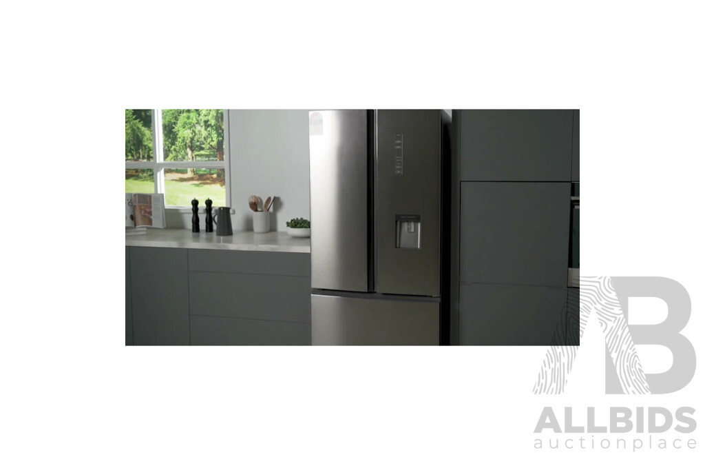 HAIER 492L French Door Refrigerator Freezer with Water Dispenser (HRF520FHS)