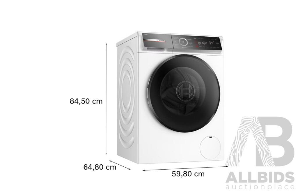 BOSCH Series 8 10kg Front Load Washing Machine (WGB256A1AU)