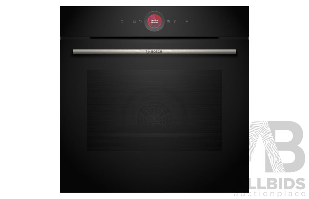 BOSCH Series 8 60cm Black Multifunction Oven (HBG7341B1A) (H: 595 X W: 594 X D: 548mm)