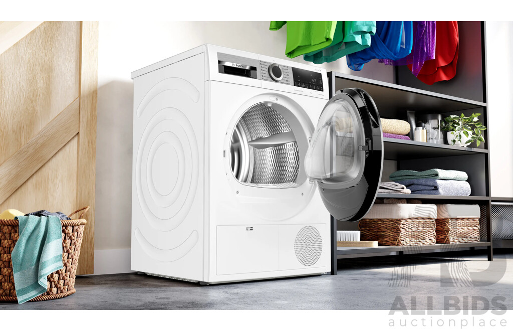 BOSCH 9kg Series 8 Heat Pump Tumble Dryer (WTW87564AU) (H 842 X W 598 X D 613mm)