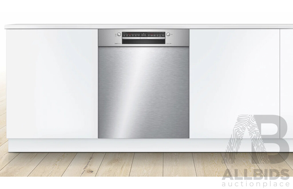 BOSCH Series 4 60cm Built-Under Dishwasher (SMU4HVS01A) (H 815 X W 598 X D 573mm)
