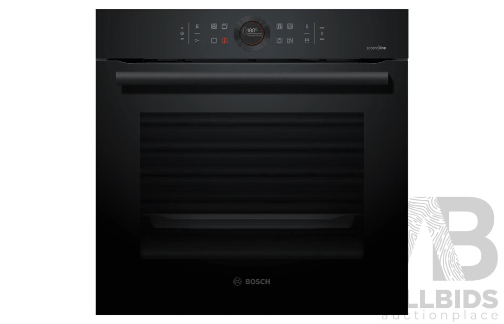 BOSCH Series 8 60cm AccentLine Pyrolyctic Built-In Oven (HBG8755C0) (H  595  X  W  594  X  D  548mm)