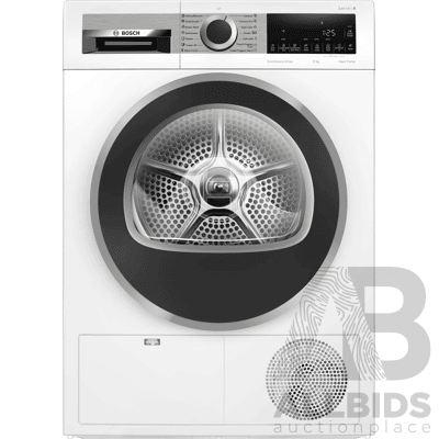 BOSCH 9kg Series 8 Heat Pump Tumble Dryer (WTW87564AU) (H 842  X  W 598  X  D 613mm)
