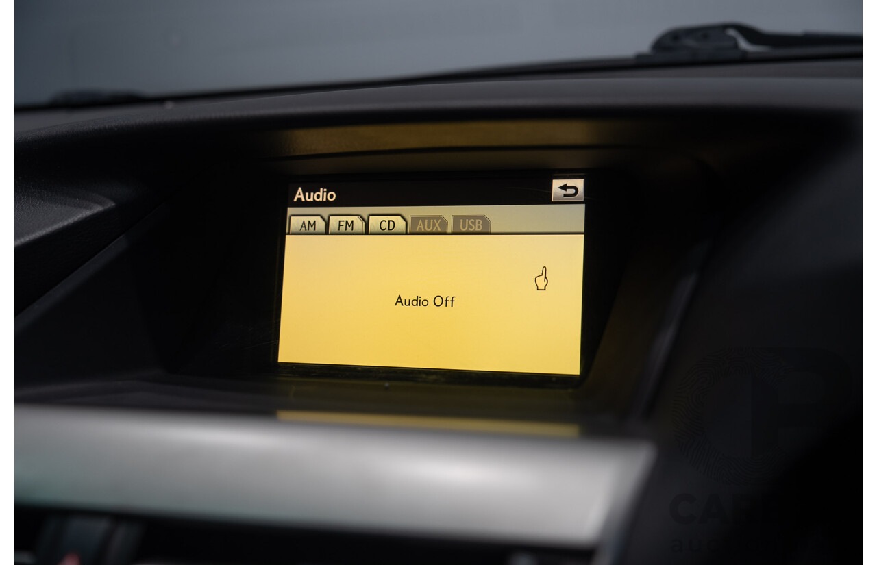02/2011 Lexus RX450h Prestige (AWD) GYL15R 4D Wagon Black Hybrid V6 3.5L