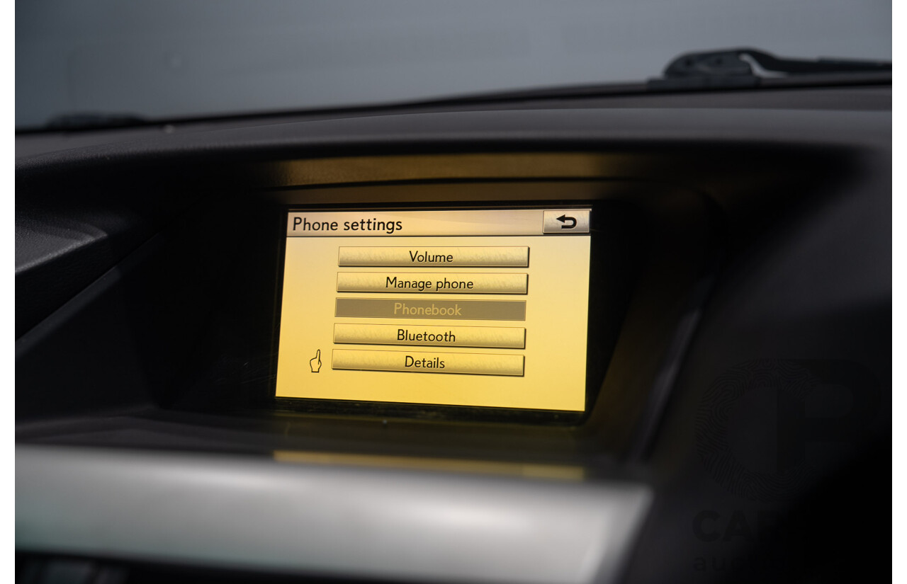 02/2011 Lexus RX450h Prestige (AWD) GYL15R 4D Wagon Black Hybrid V6 3.5L