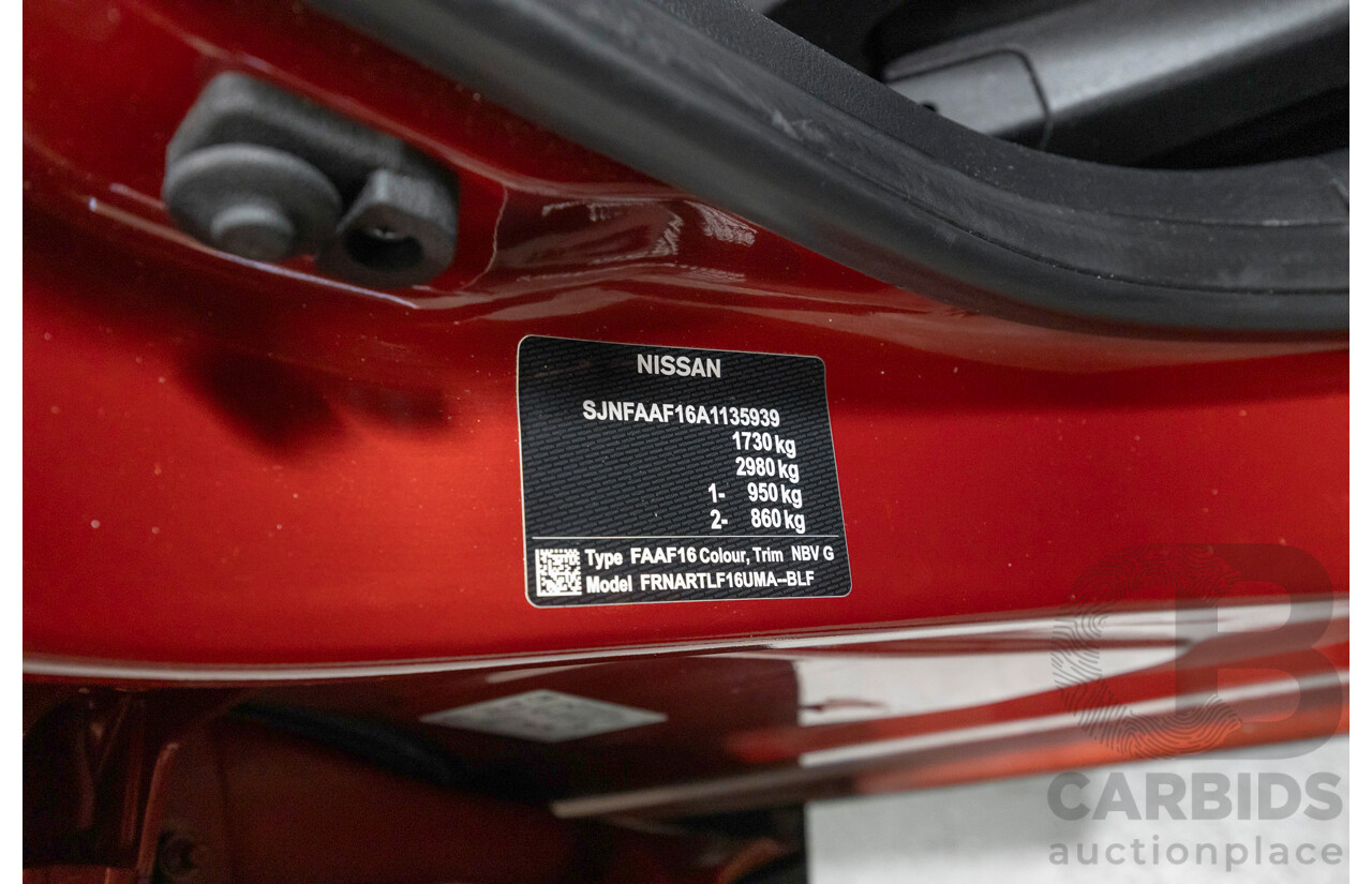 11/2021 Nissan Juke ST+ F16 5d Hatchback Fuji Sunset Red Turbo 1.0L