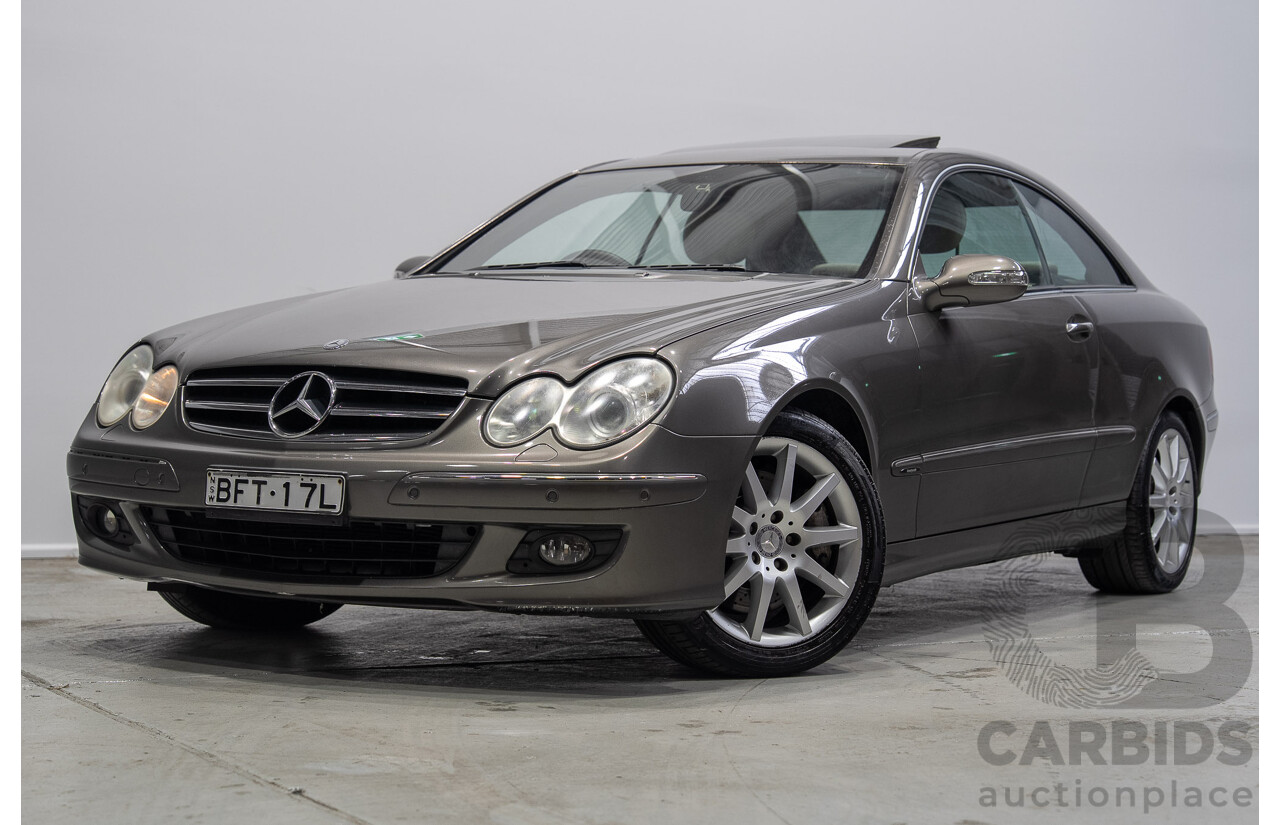 04/2008 Mercedes-Benz CLK280 Avantgarde C209 07 Upgrade 2d Coupe Grey V6 3.0L