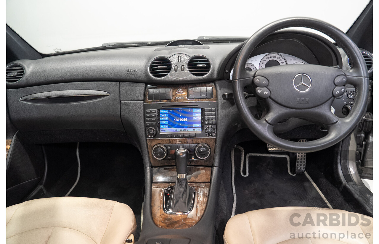 04/2008 Mercedes-Benz CLK280 Avantgarde C209 07 Upgrade 2d Coupe Grey V6 3.0L