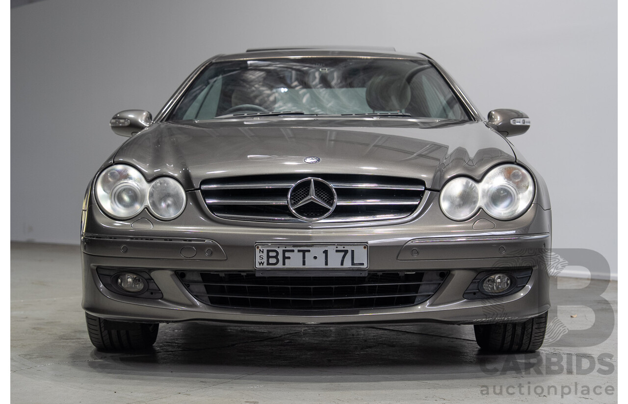 04/2008 Mercedes-Benz CLK280 Avantgarde C209 07 Upgrade 2d Coupe Grey V6 3.0L