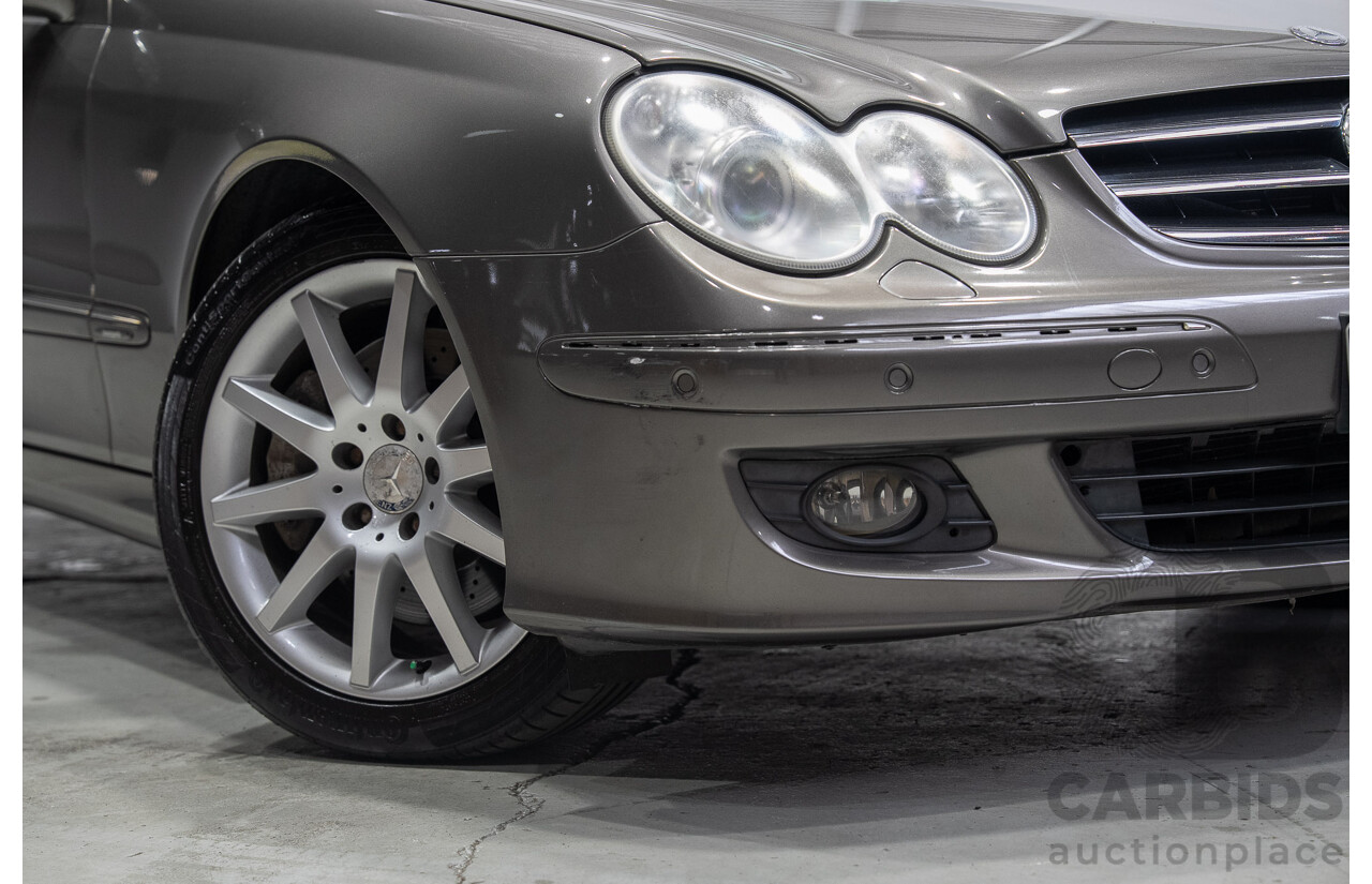 04/2008 Mercedes-Benz CLK280 Avantgarde C209 07 Upgrade 2d Coupe Grey V6 3.0L