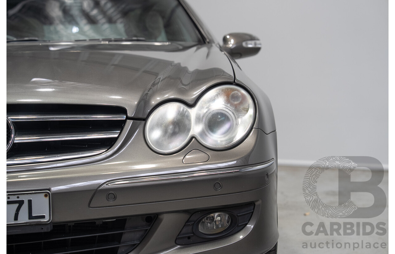 04/2008 Mercedes-Benz CLK280 Avantgarde C209 07 Upgrade 2d Coupe Grey V6 3.0L