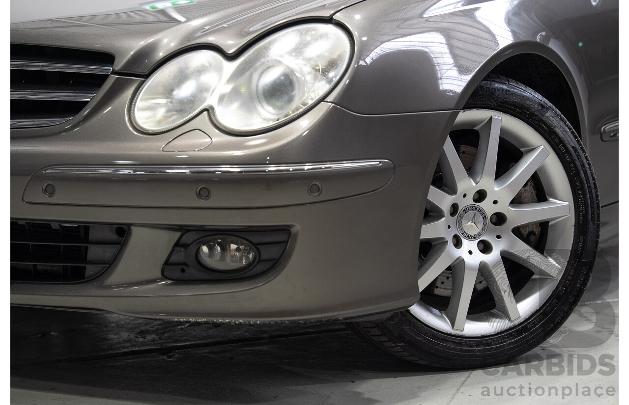 04/2008 Mercedes-Benz CLK280 Avantgarde C209 07 Upgrade 2d Coupe Grey V6 3.0L