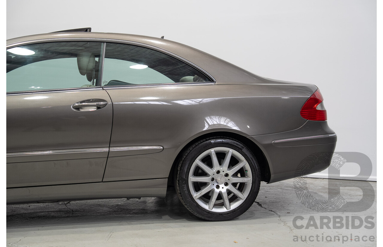 04/2008 Mercedes-Benz CLK280 Avantgarde C209 07 Upgrade 2d Coupe Grey V6 3.0L