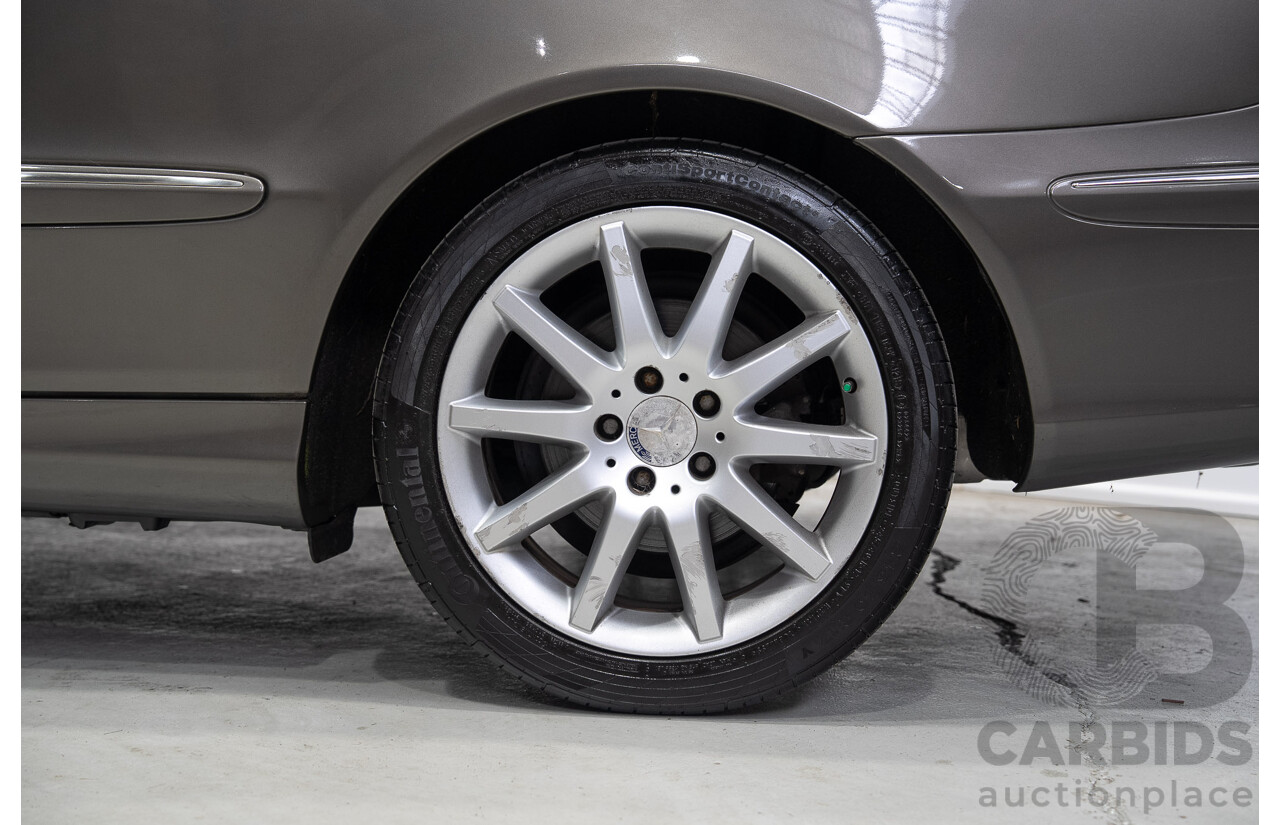 04/2008 Mercedes-Benz CLK280 Avantgarde C209 07 Upgrade 2d Coupe Grey V6 3.0L
