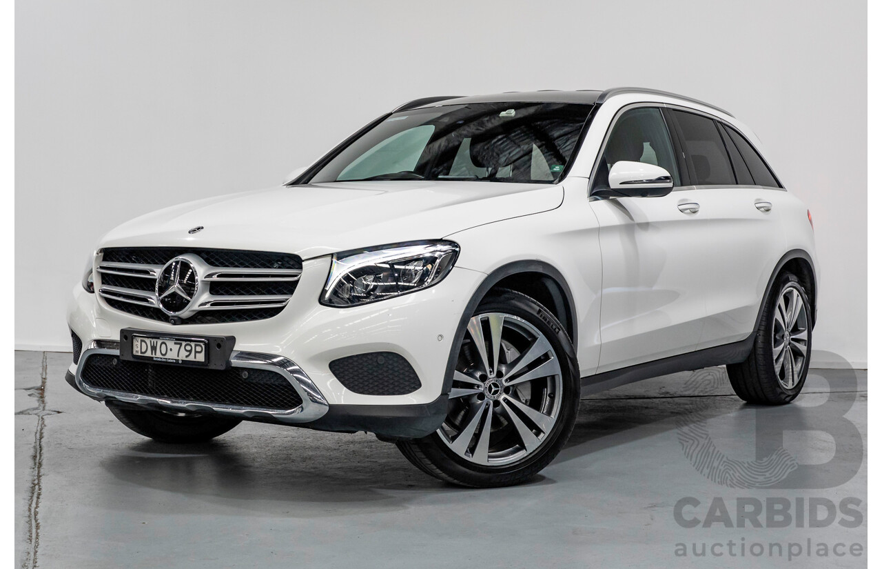 7/2018 Mercedes-Benz GLC 250d 4MATIC (AWD) X253 MY19 4d Wagon Polar White Twin Turbo Diesel 2.1L