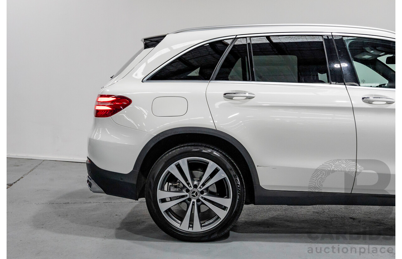 7/2018 Mercedes-Benz GLC 250d 4MATIC (AWD) X253 MY19 4d Wagon Polar White Twin Turbo Diesel 2.1L