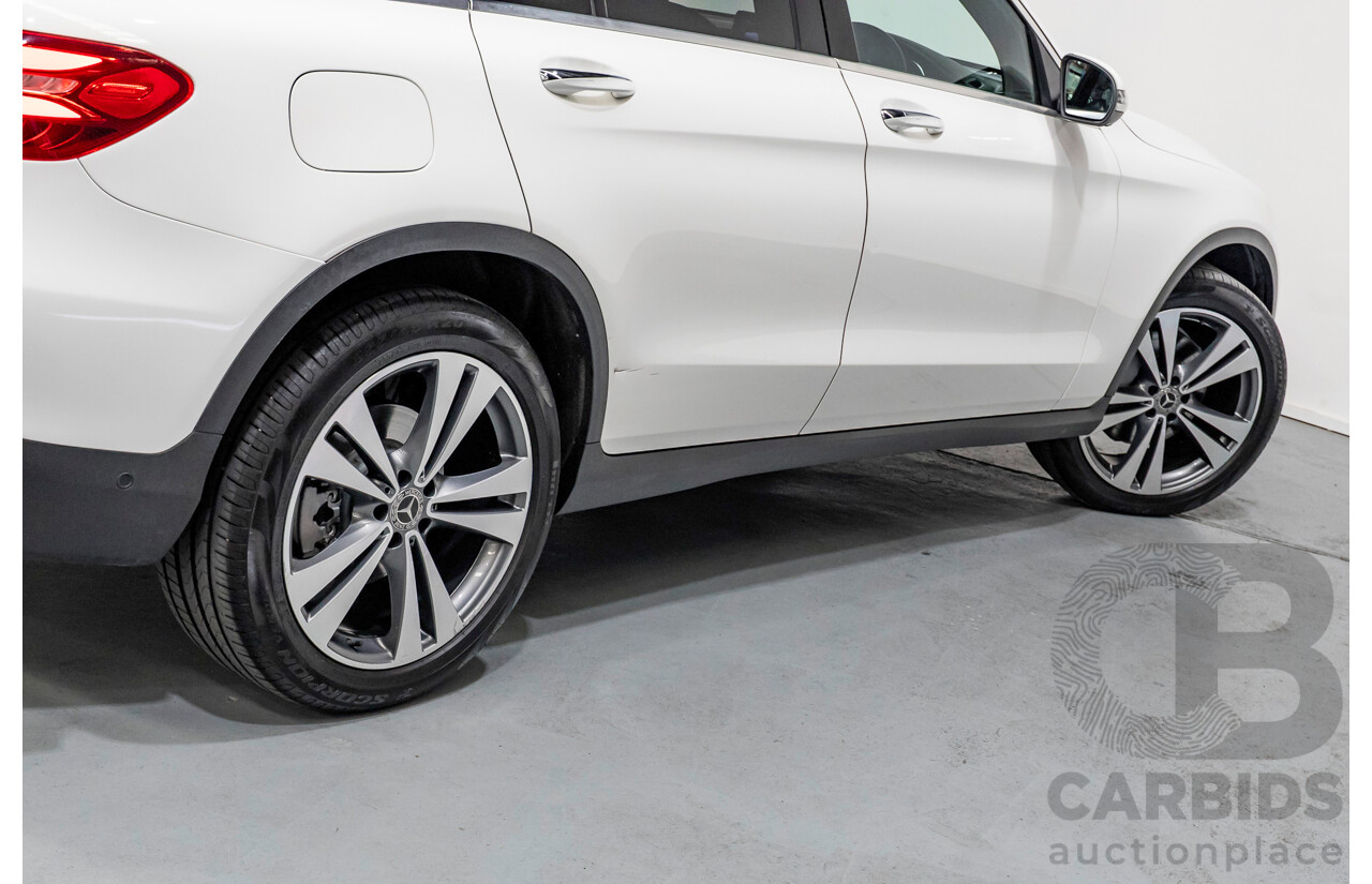 7/2018 Mercedes-Benz GLC 250d 4MATIC (AWD) X253 MY19 4d Wagon Polar White Twin Turbo Diesel 2.1L