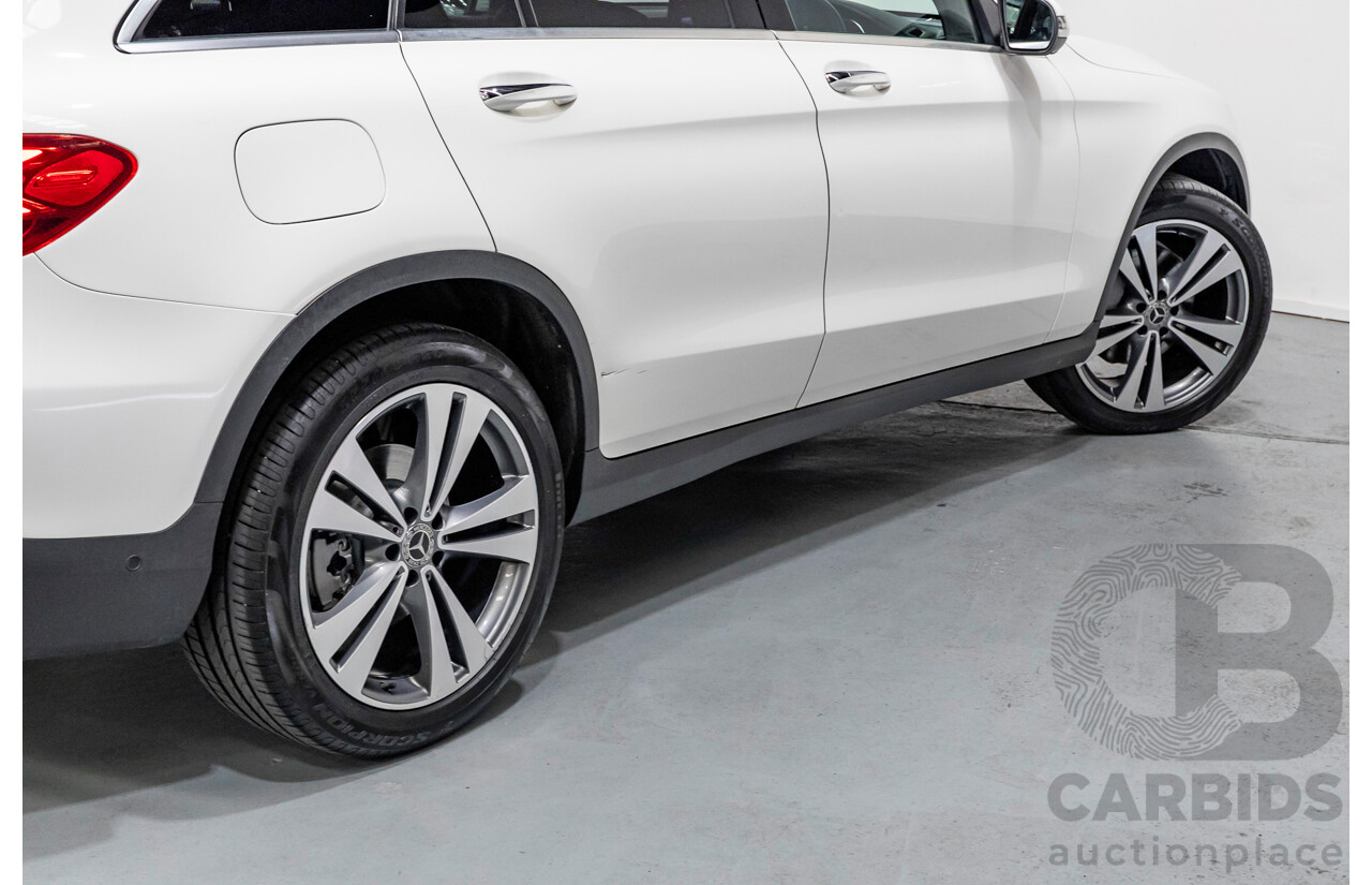 7/2018 Mercedes-Benz GLC 250d 4MATIC (AWD) X253 MY19 4d Wagon Polar White Twin Turbo Diesel 2.1L