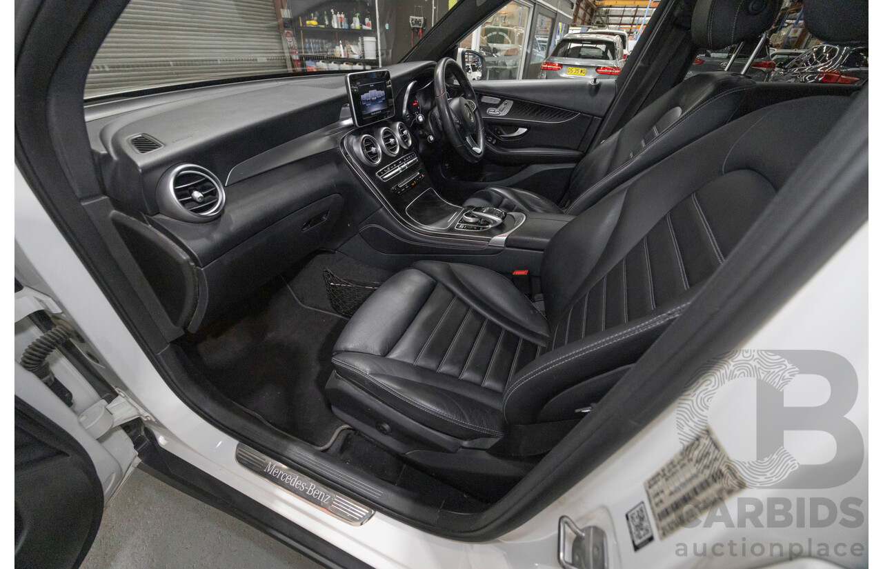 7/2018 Mercedes-Benz GLC 250d 4MATIC (AWD) X253 MY19 4d Wagon Polar White Twin Turbo Diesel 2.1L