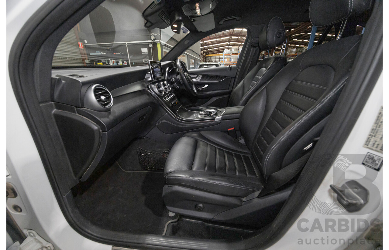 7/2018 Mercedes-Benz GLC 250d 4MATIC (AWD) X253 MY19 4d Wagon Polar White Twin Turbo Diesel 2.1L