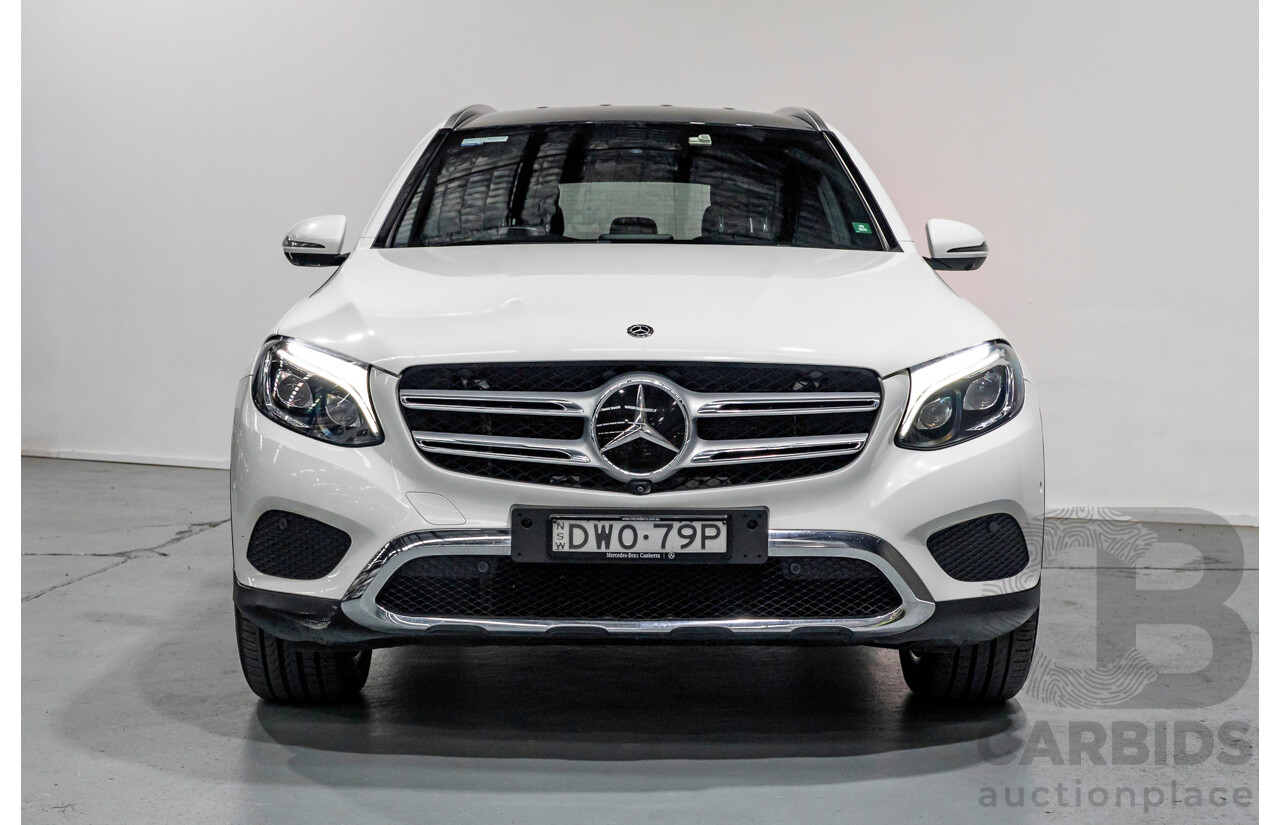 7/2018 Mercedes-Benz GLC 250d 4MATIC (AWD) X253 MY19 4d Wagon Polar White Twin Turbo Diesel 2.1L