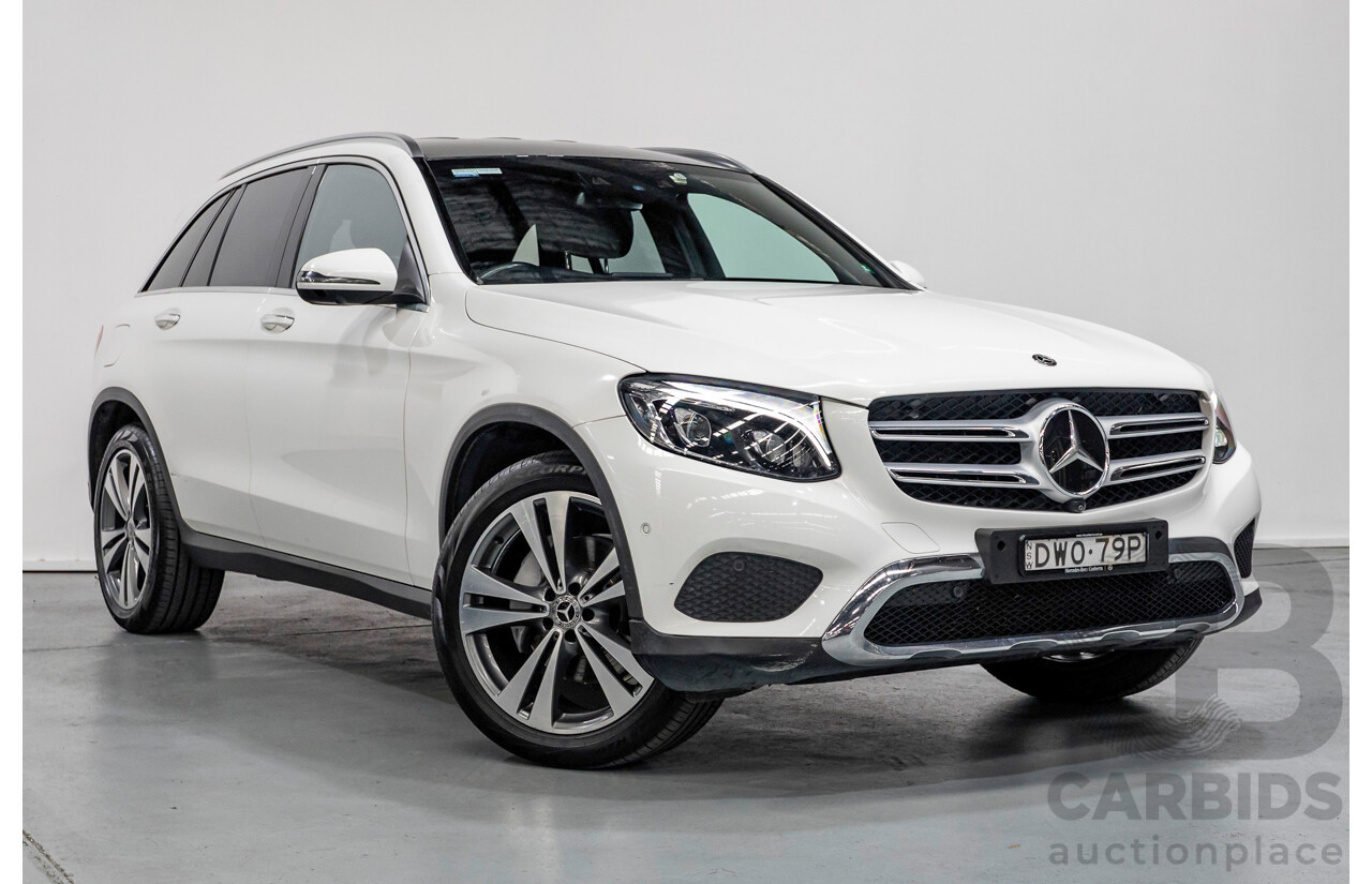 7/2018 Mercedes-Benz GLC 250d 4MATIC (AWD) X253 MY19 4d Wagon Polar White Twin Turbo Diesel 2.1L