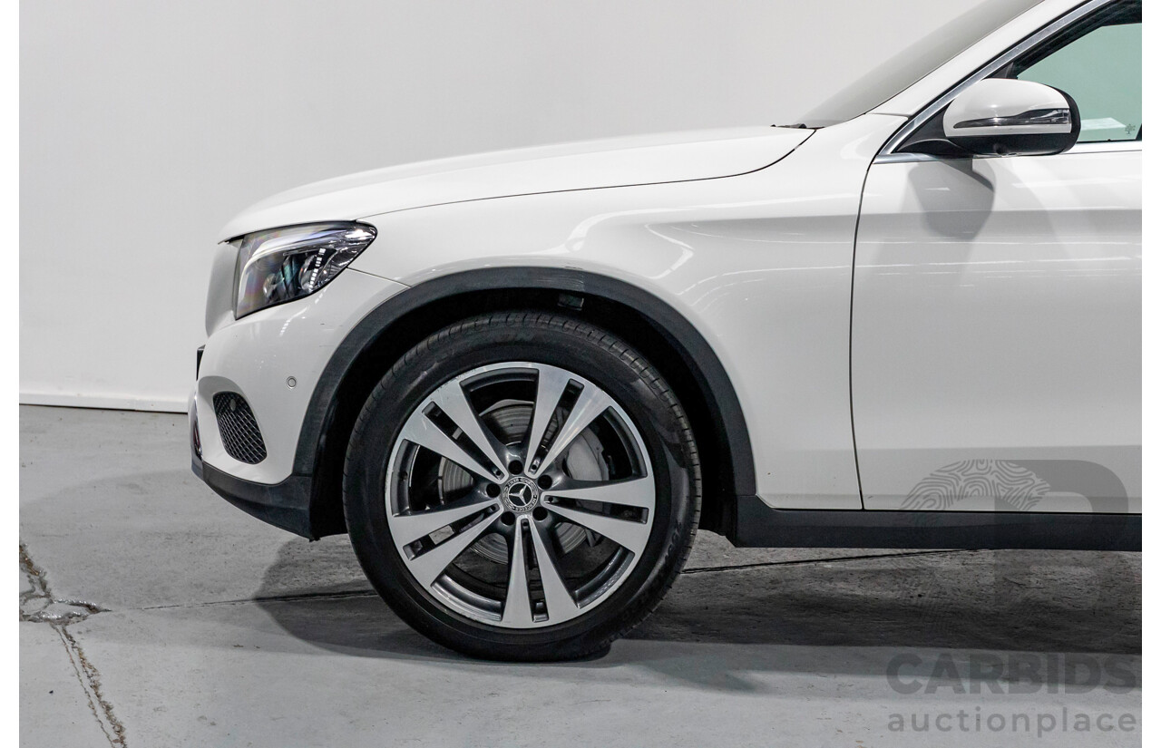 7/2018 Mercedes-Benz GLC 250d 4MATIC (AWD) X253 MY19 4d Wagon Polar White Twin Turbo Diesel 2.1L