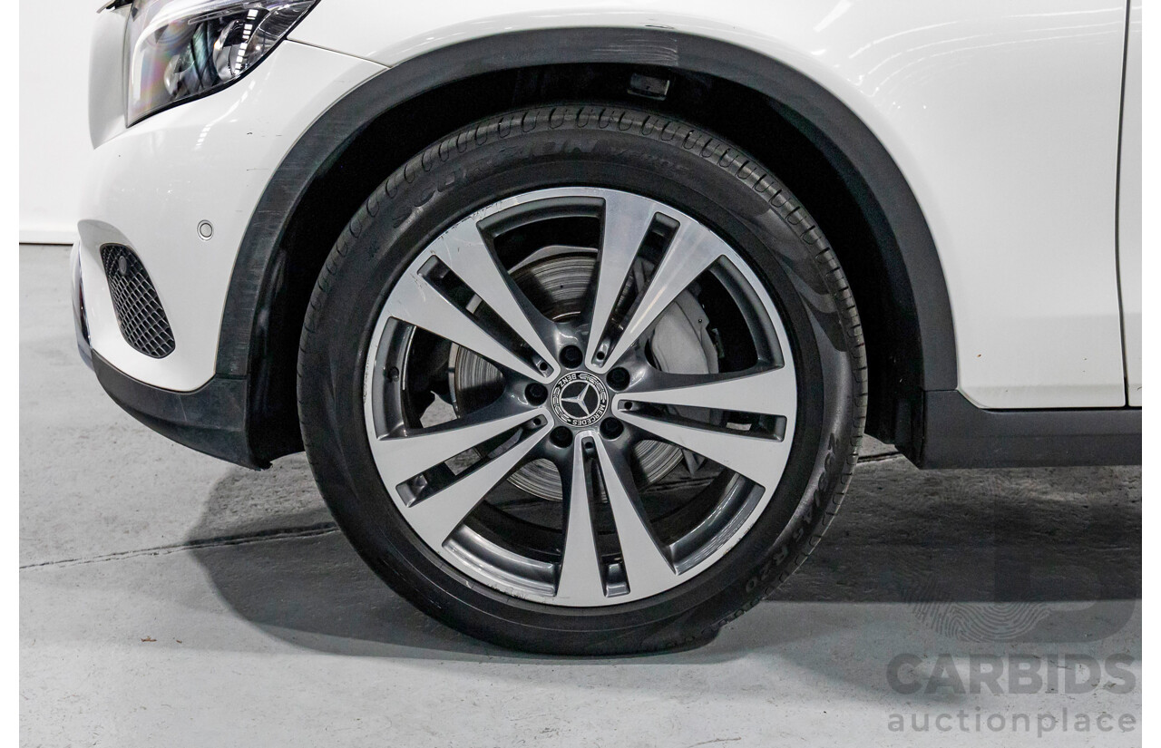 7/2018 Mercedes-Benz GLC 250d 4MATIC (AWD) X253 MY19 4d Wagon Polar White Twin Turbo Diesel 2.1L