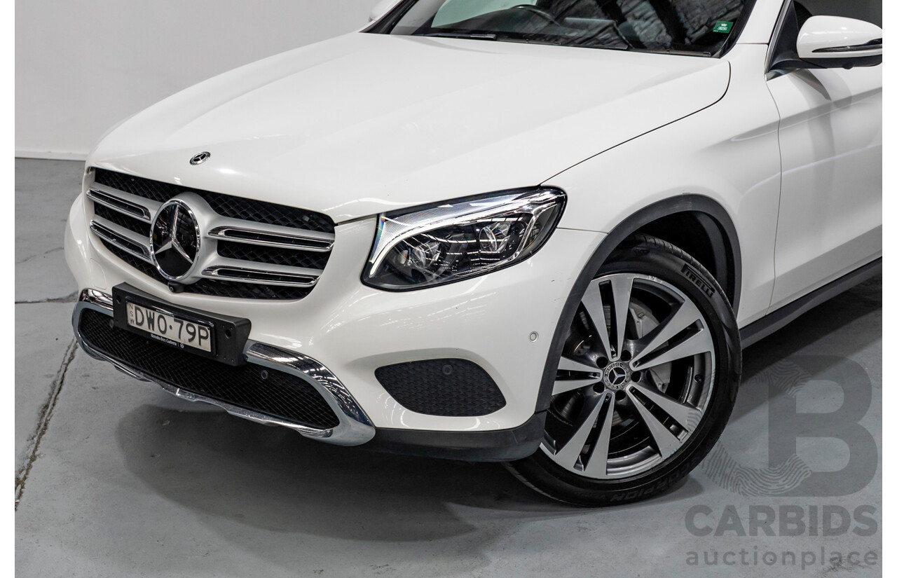 7/2018 Mercedes-Benz GLC 250d 4MATIC (AWD) X253 MY19 4d Wagon Polar White Twin Turbo Diesel 2.1L