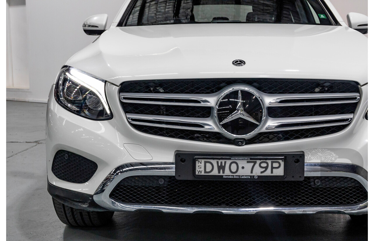 7/2018 Mercedes-Benz GLC 250d 4MATIC (AWD) X253 MY19 4d Wagon Polar White Twin Turbo Diesel 2.1L