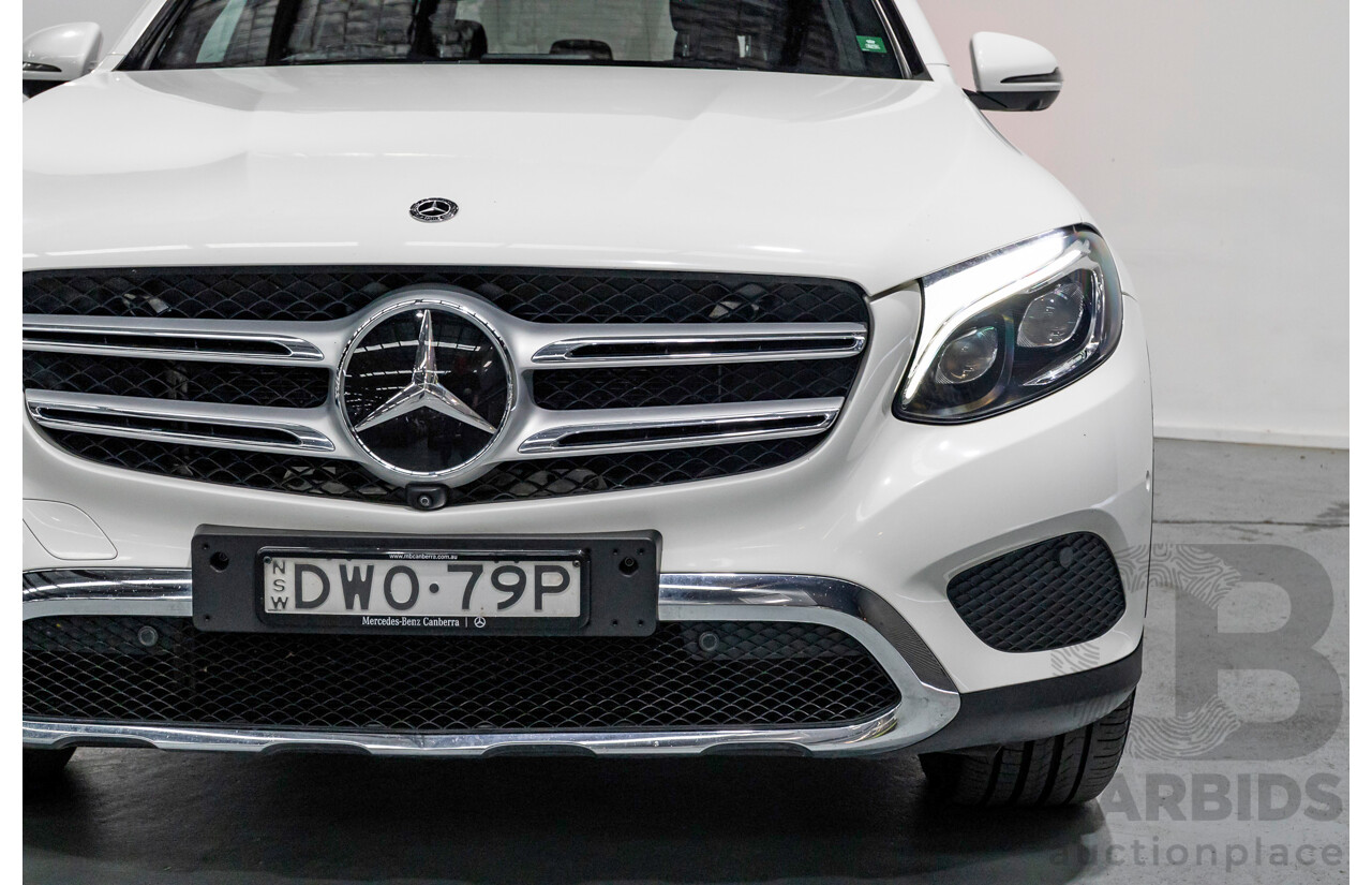 7/2018 Mercedes-Benz GLC 250d 4MATIC (AWD) X253 MY19 4d Wagon Polar White Twin Turbo Diesel 2.1L