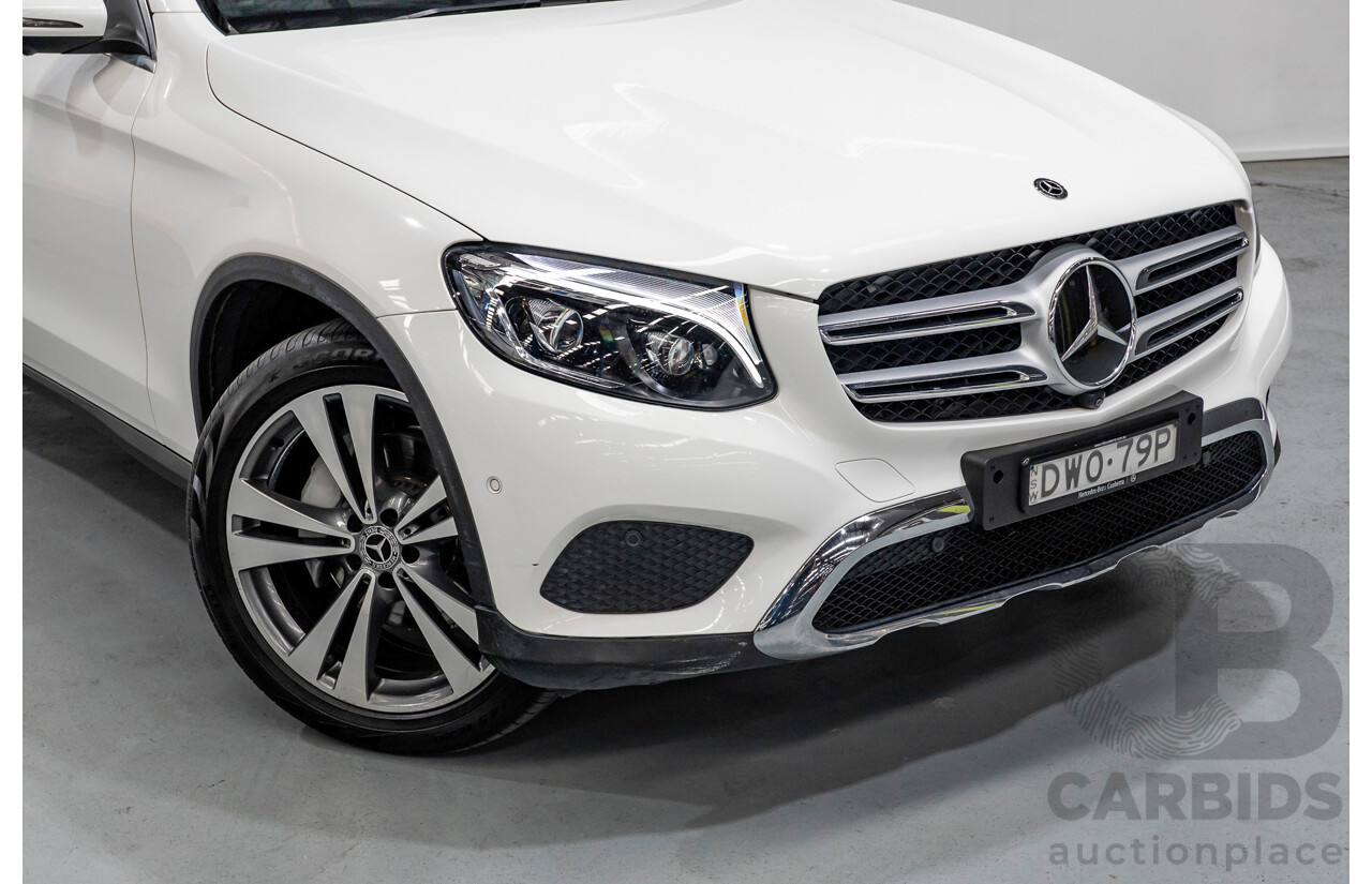 7/2018 Mercedes-Benz GLC 250d 4MATIC (AWD) X253 MY19 4d Wagon Polar White Twin Turbo Diesel 2.1L