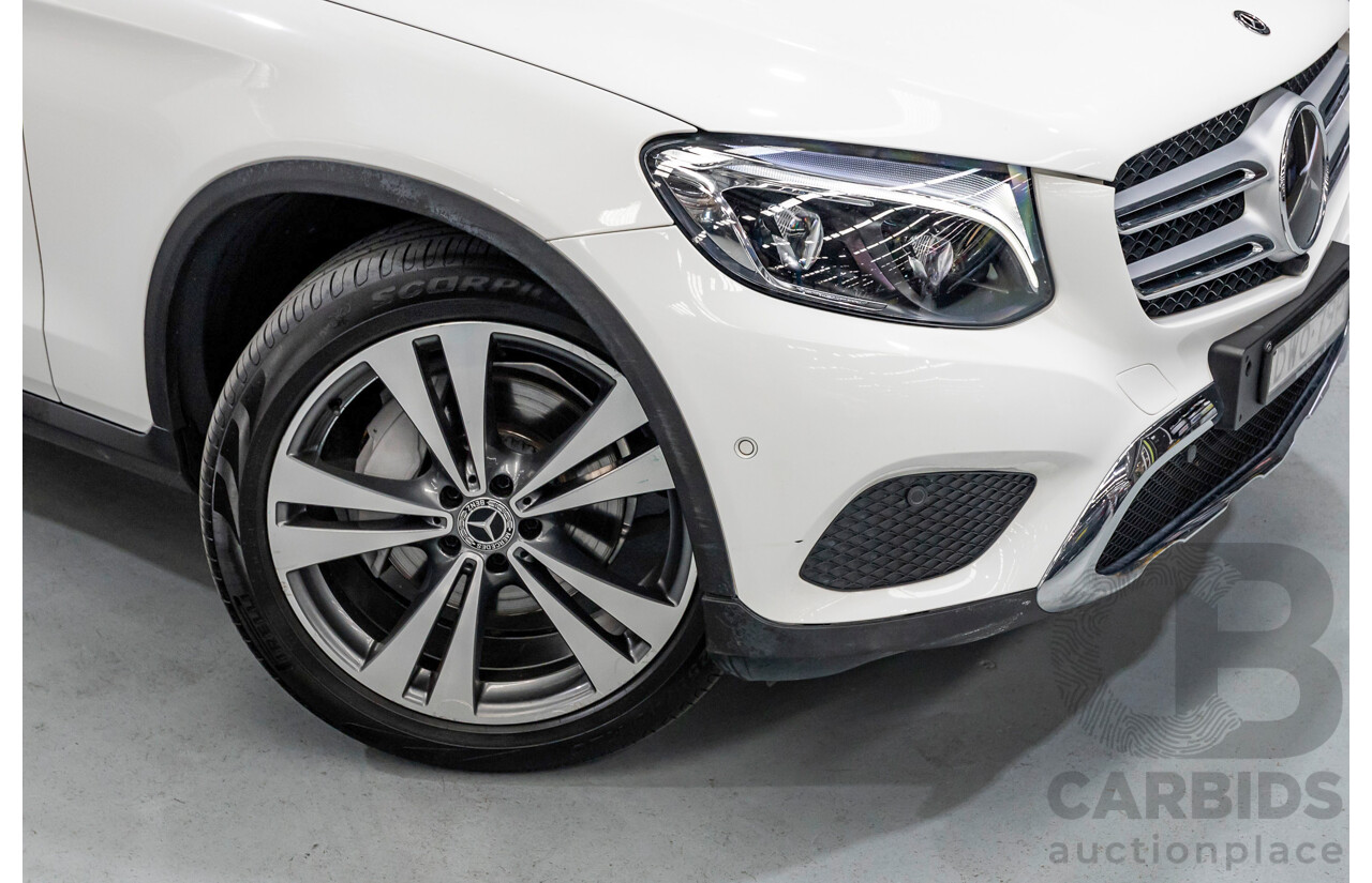 7/2018 Mercedes-Benz GLC 250d 4MATIC (AWD) X253 MY19 4d Wagon Polar White Twin Turbo Diesel 2.1L