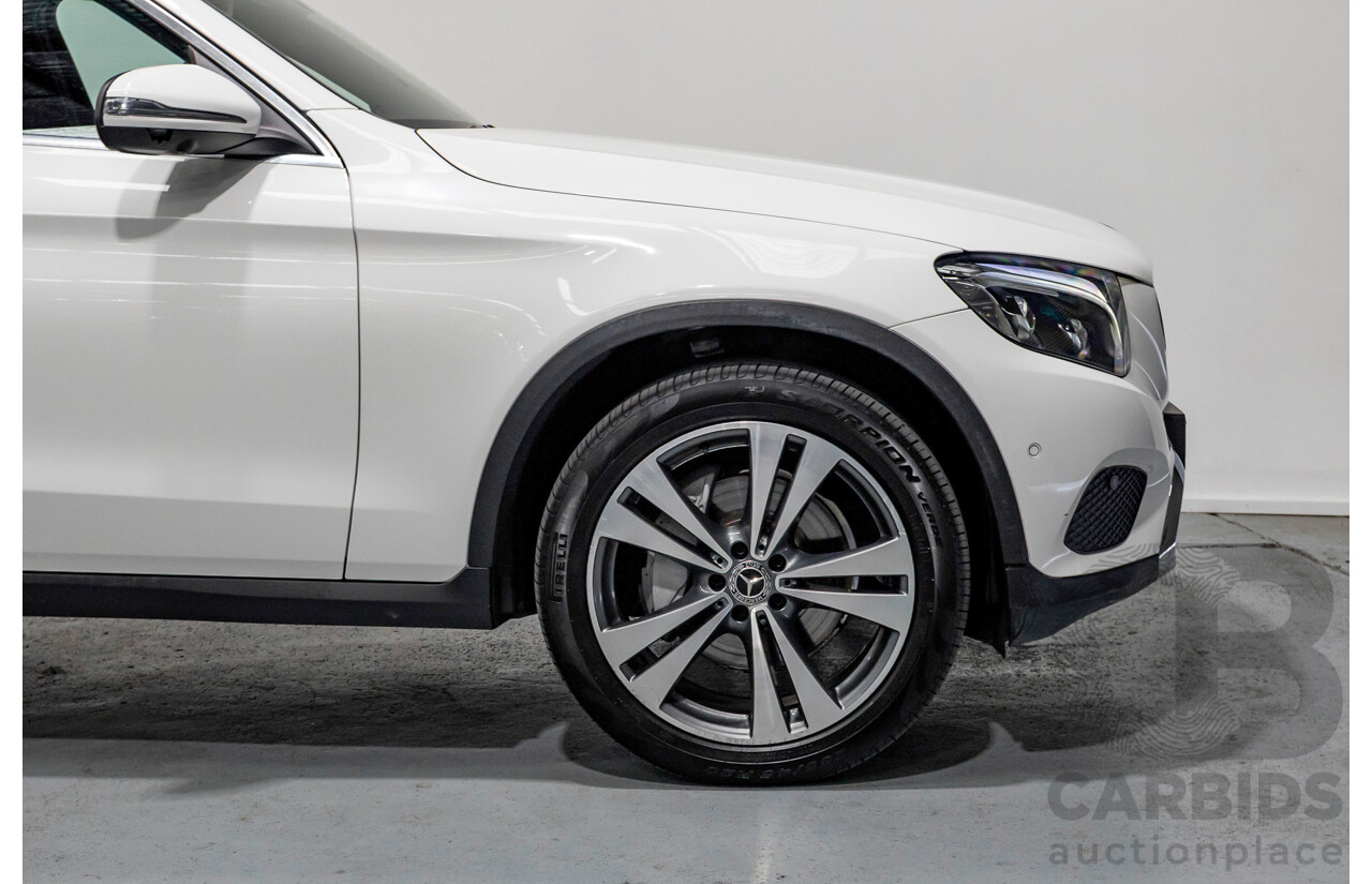 7/2018 Mercedes-Benz GLC 250d 4MATIC (AWD) X253 MY19 4d Wagon Polar White Twin Turbo Diesel 2.1L
