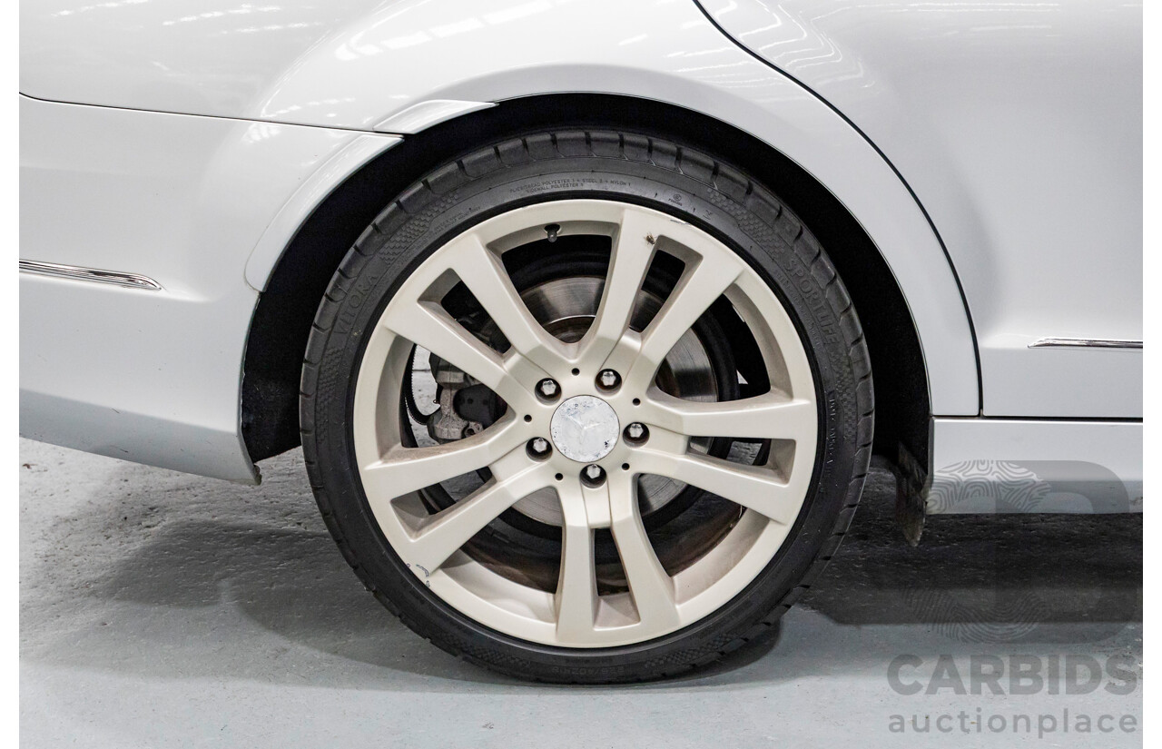 10/2012 Mercedes-Benz C250 Avantgarde W204 MY12 4d Sedan Iridium Silver Metallic Turbo 1.8L