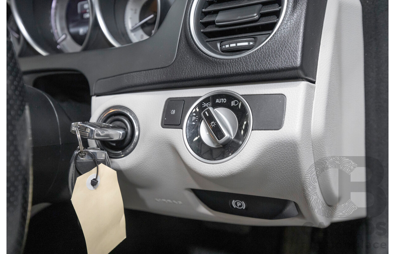 10/2012 Mercedes-Benz C250 Avantgarde W204 MY12 4d Sedan Iridium Silver Metallic Turbo 1.8L