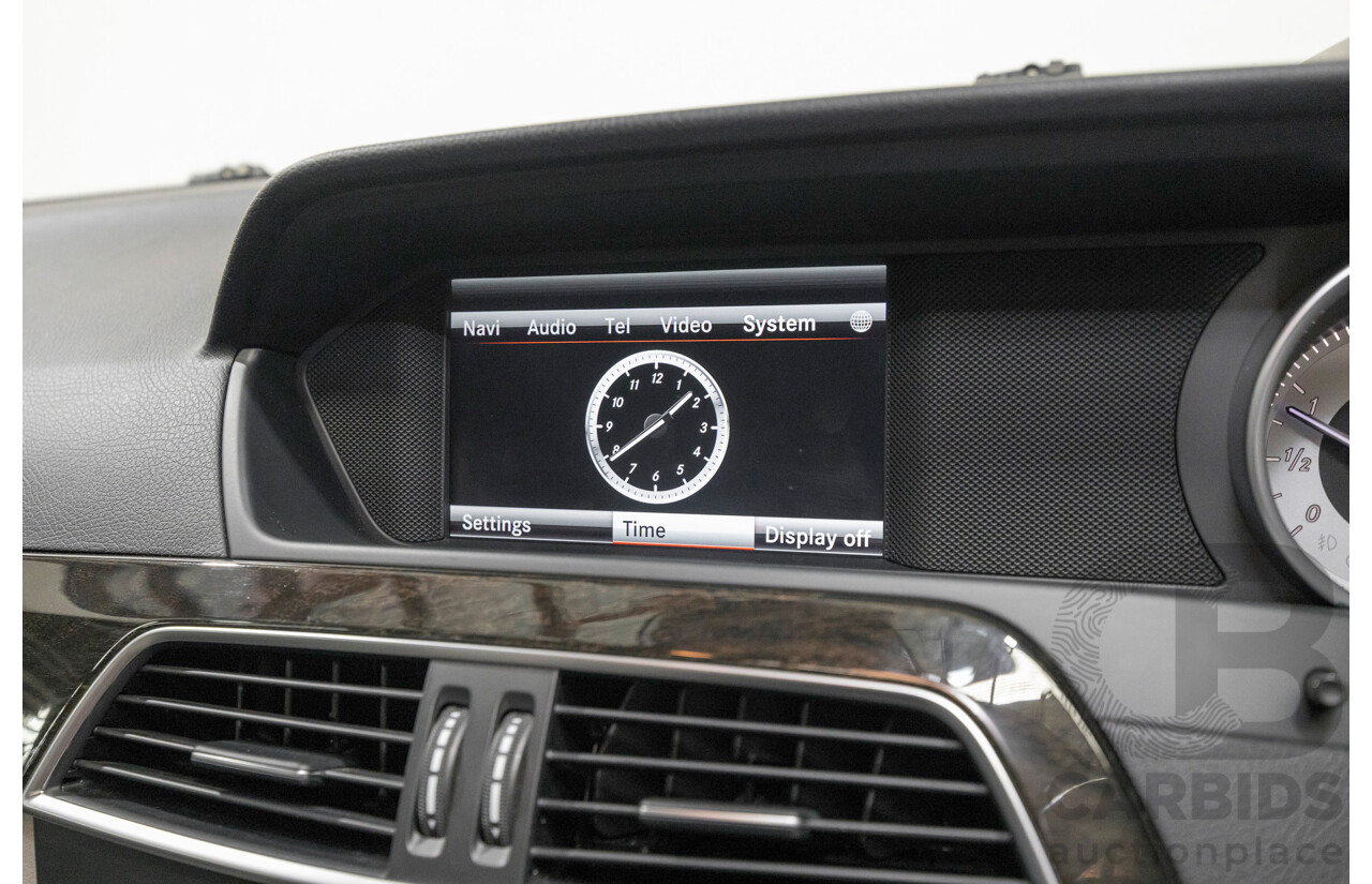 10/2012 Mercedes-Benz C250 Avantgarde W204 MY12 4d Sedan Iridium Silver Metallic Turbo 1.8L