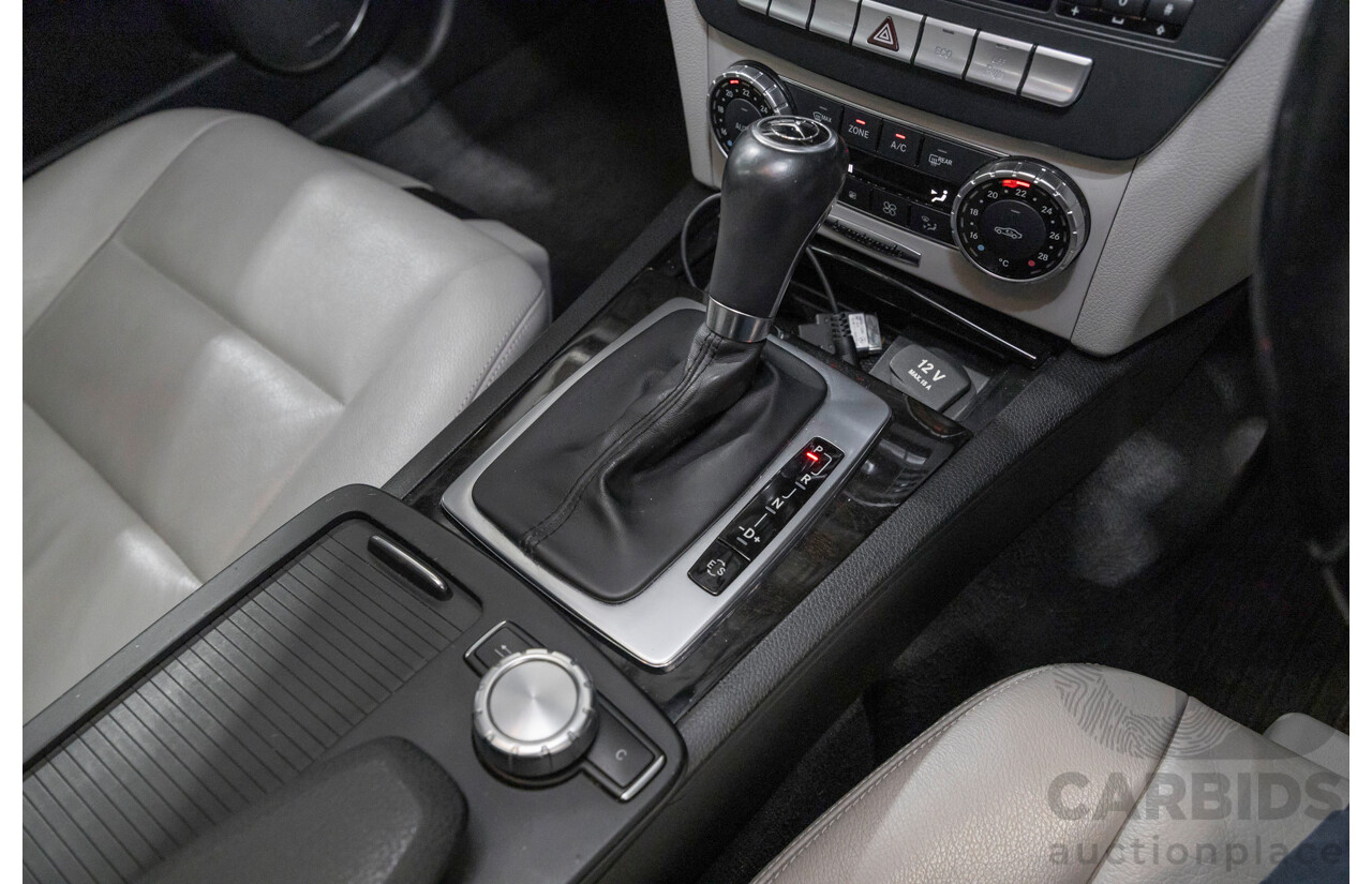 10/2012 Mercedes-Benz C250 Avantgarde W204 MY12 4d Sedan Iridium Silver Metallic Turbo 1.8L