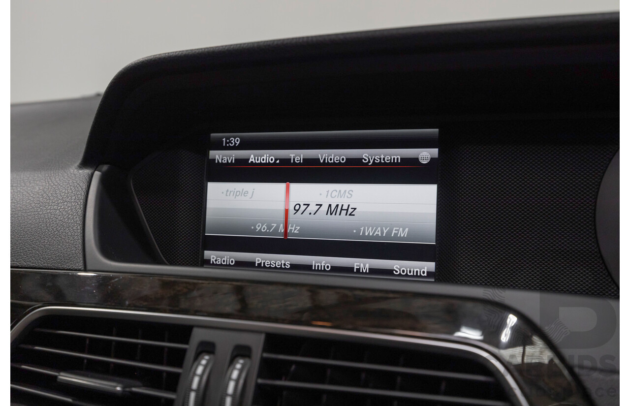 10/2012 Mercedes-Benz C250 Avantgarde W204 MY12 4d Sedan Iridium Silver Metallic Turbo 1.8L
