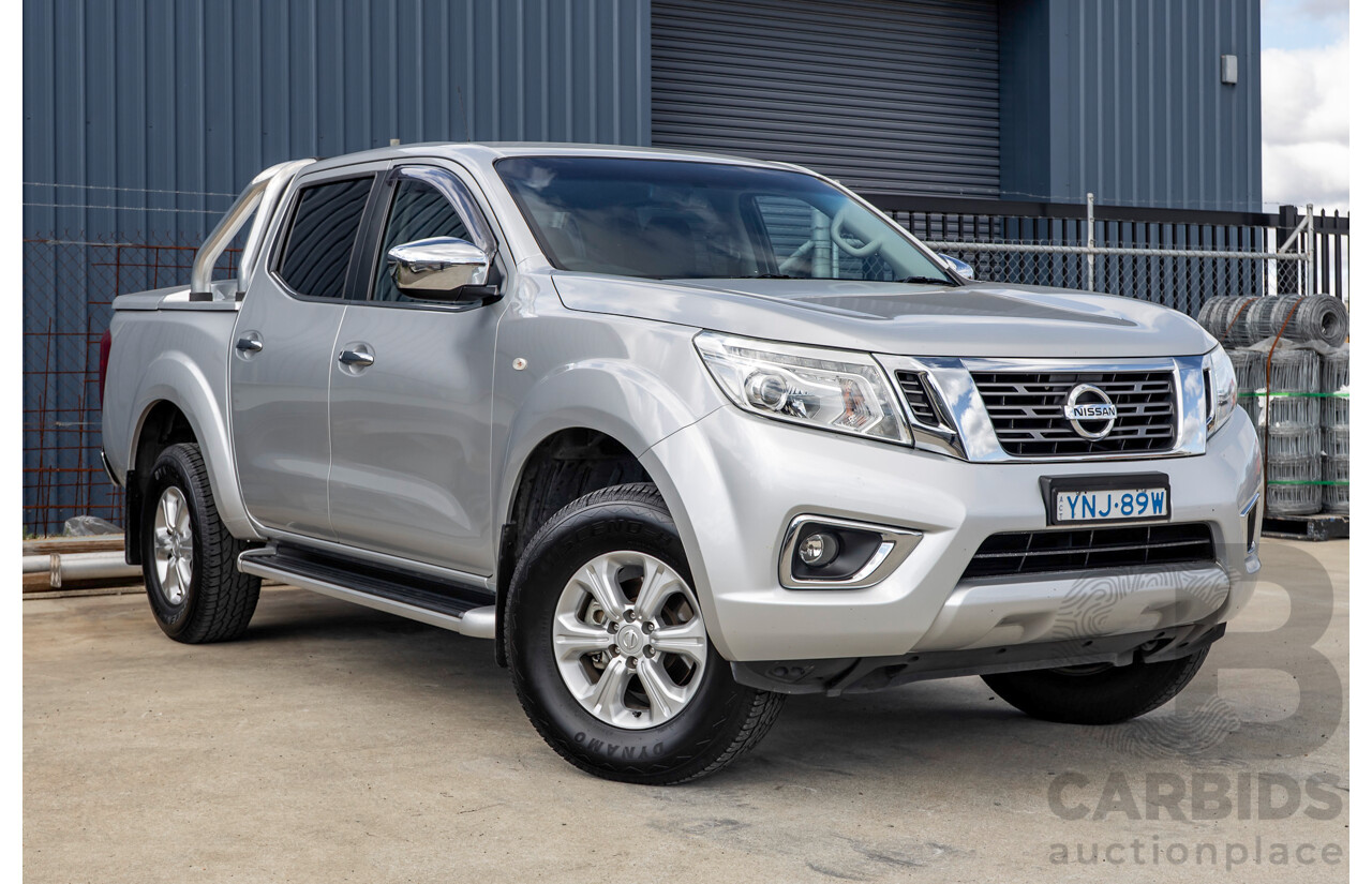 8/2016 Nissan Navara ST (4x4) NP300 D23 Dual Cab Utility Brilliant Silver Metallic Twin Turbo Diesel 2.3L
